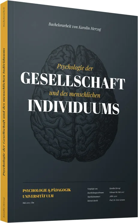 Softcover Bindung Design