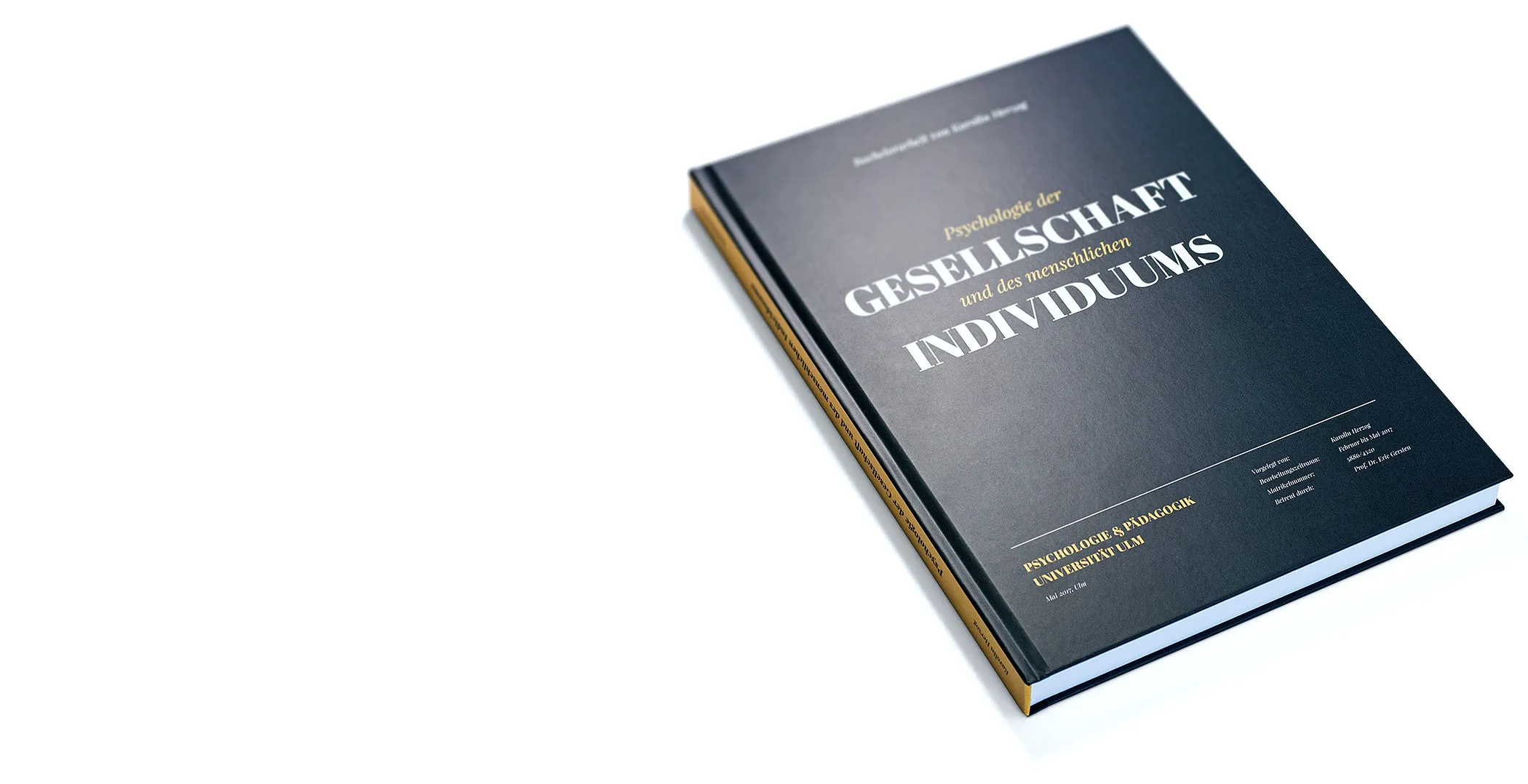Detailansicht: hardcover design