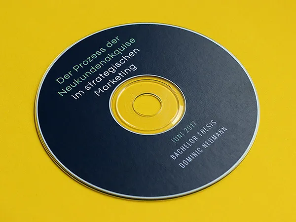 Hardcover Retro - CD Labeldruck / CD-Daten brennen