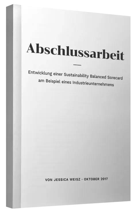 Abschlussarbeit als Klebebindung