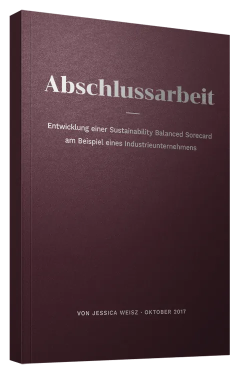 Abschlussarbeit drucken und binden