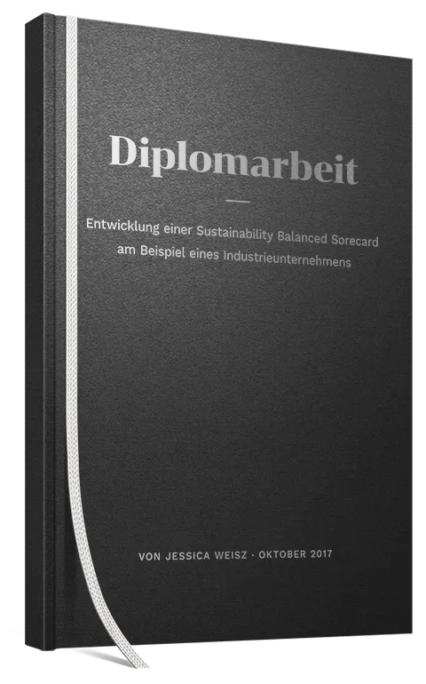 Diplomarbeit als Hardcover Retro