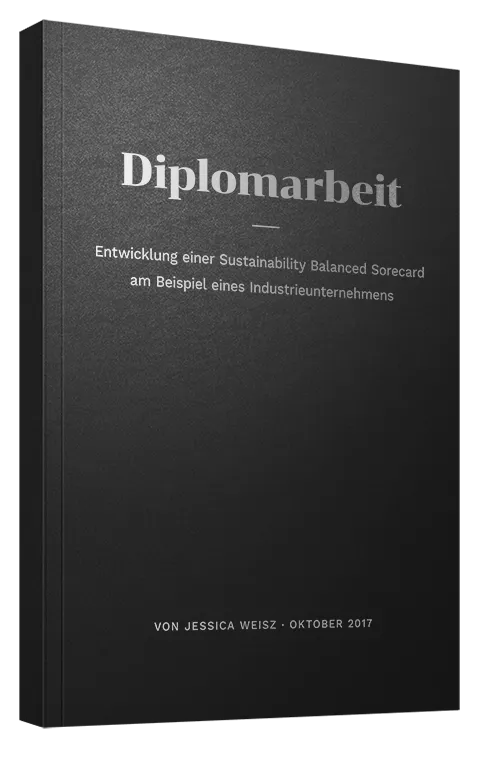 Diplomarbeit als Softcover Retro