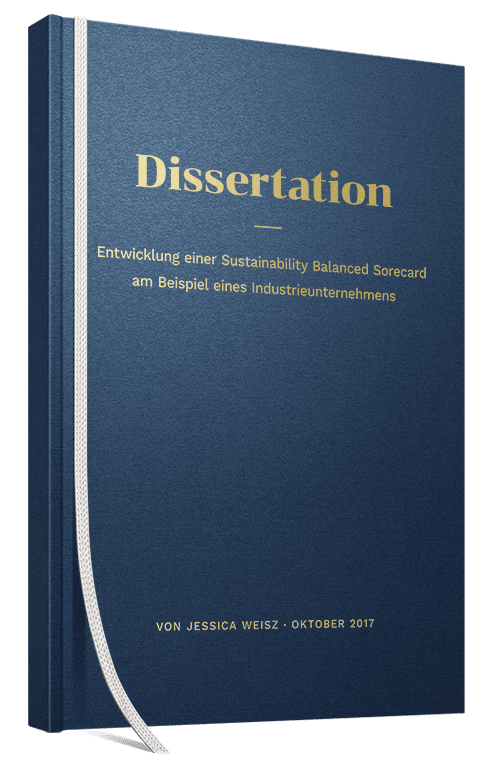 Dissertation drucken und binden als Hardcover-Retro
