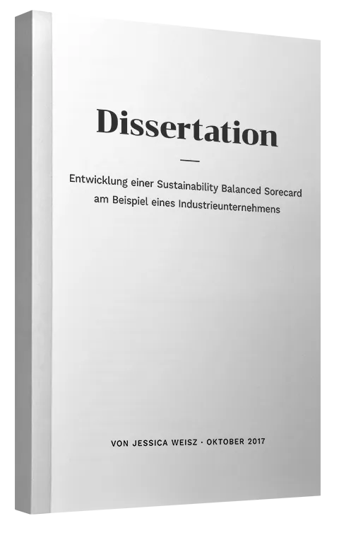 Dissertation als Klebebindung