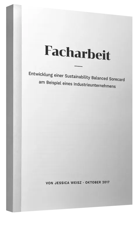 Facharbeit als Klebebindung