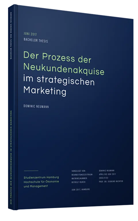 Facharbeit als Hardcover Design