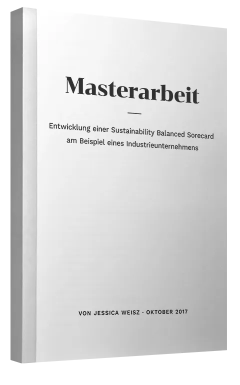 Masterarbeit als Klebebindung
