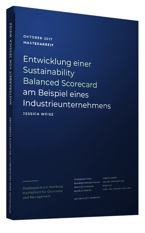 Masterarbeit als Softcover Design