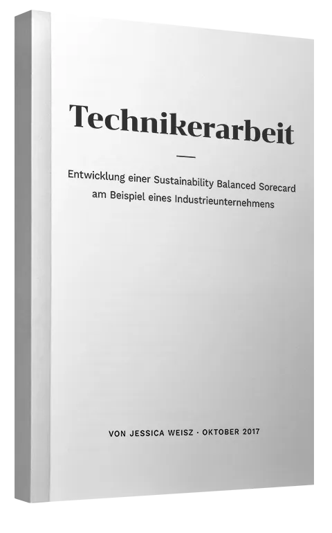 Technikerarbeit als Klebebindung